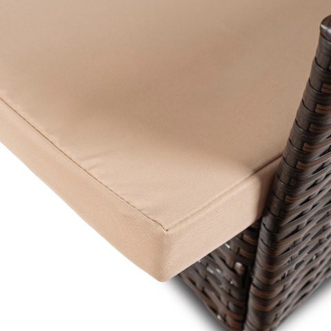 Zestaw Mebli Ogrodowych MORADO Brązowy/Beżowy