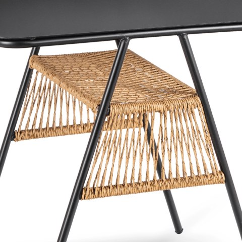 Zestaw Mebli Ogrodowych TRISTE Brązowy/Czarny