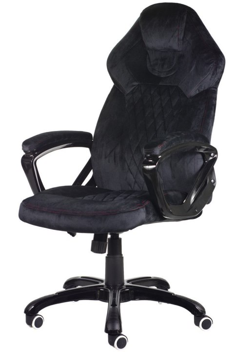 Fotel obrotowy do biurka SPIDER BLACK ALCANTARA