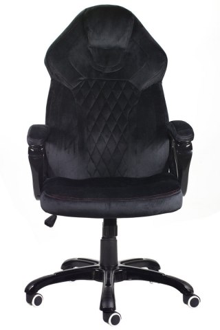 Fotel obrotowy do biurka SPIDER BLACK ALCANTARA