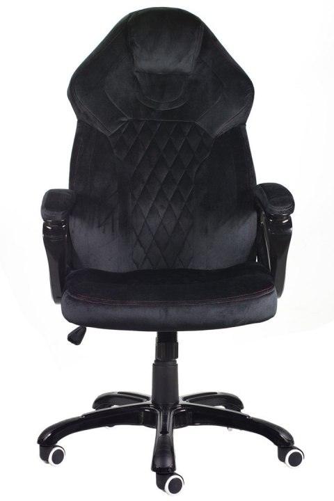 Fotel obrotowy do biurka SPIDER BLACK ALCANTARA