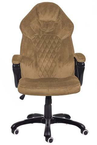 Fotel obrotowy do biurka SPIDER BROWN ALCANTARA