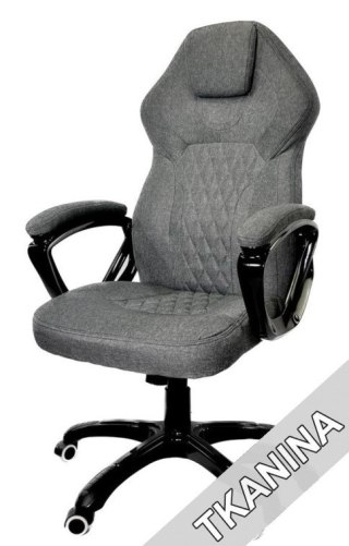Fotel obrotowy do biurka SPIDER GREY FABRIC SPC