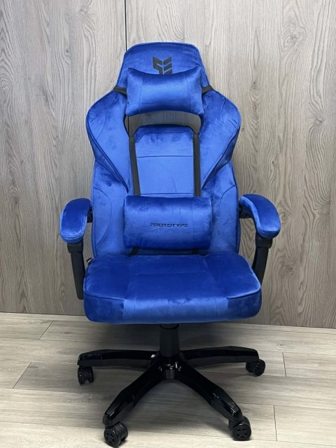 Fotel obrotowy do biurka TITAN BLUE ALCANTARA BASIC