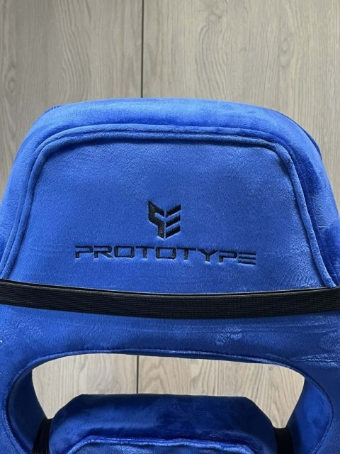 Fotel obrotowy do biurka TITAN BLUE ALCANTARA BASIC