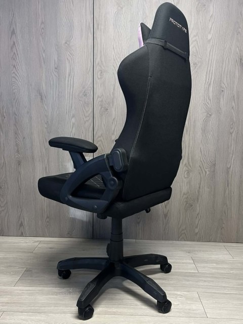 Fotel obrotowy gamingowy DESMO XL PINK FABRIC