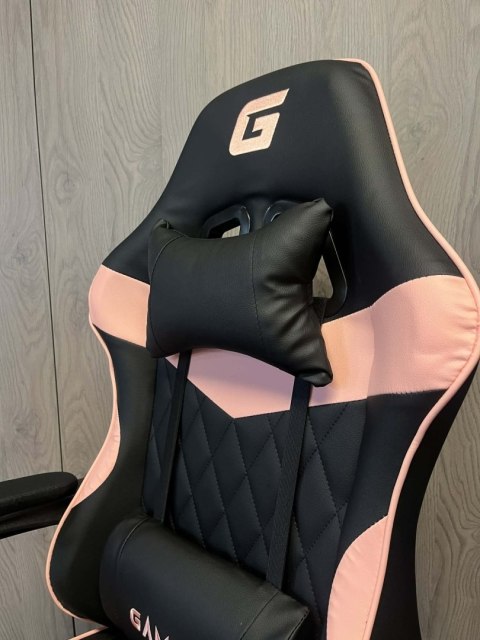 Fotel obrotowy gamingowy EVO PU PINK XL