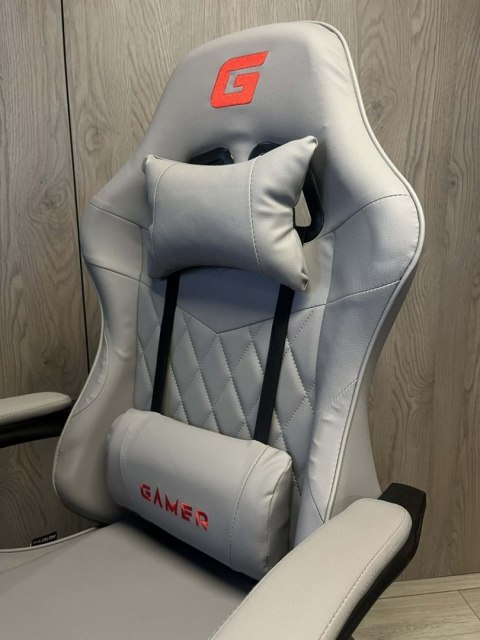 Fotel obrotowy gamingowy EVO PU STONE FULL GREY XL