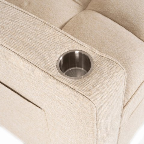 Fotel Rozkładany ASTER 2 do Spania Beżowy