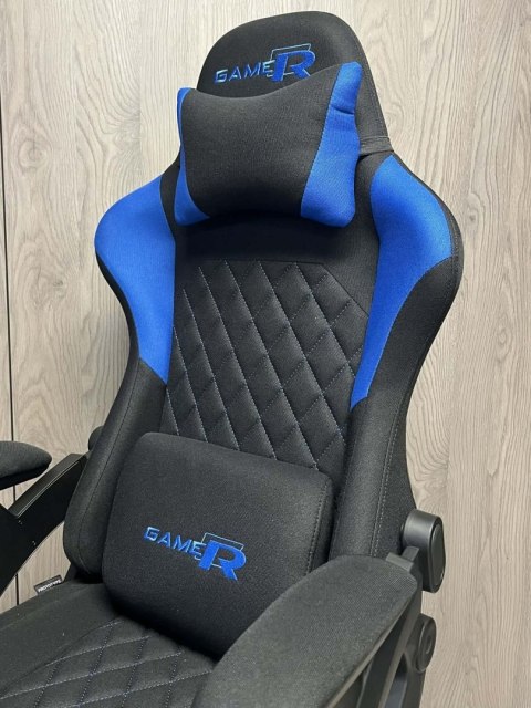 Fotel obrotowy gamingowy DESMO XL BLUE FABRIC