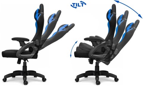 Fotel obrotowy gamingowy DESMO XL BLUE FABRIC