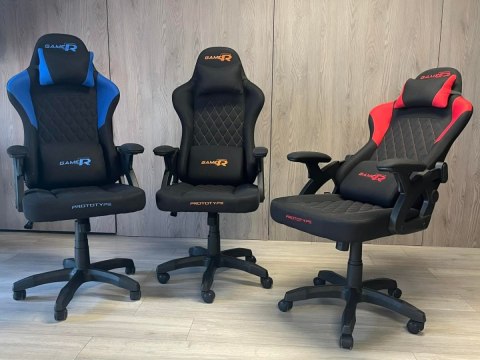 Fotel obrotowy gamingowy DESMO XL BLUE FABRIC