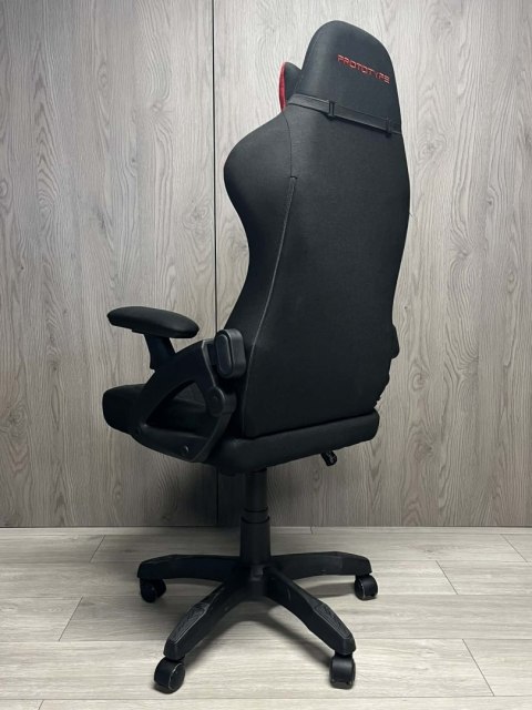 Fotel obrotowy gamingowy DESMO XL RED FABRIC