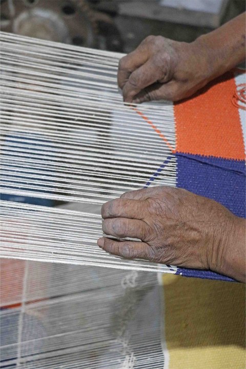 Kosz Bawełniany Color Grid, Lorena Canals