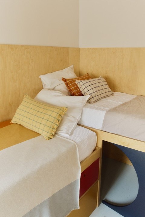 Poduszka Geo Block Terracota, Lorena Canals