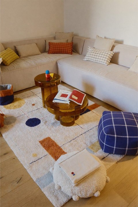 Poduszka podłogowa Bubbly Natural, Lorena Canals