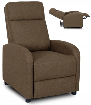 Fotel Rozkładany DANNY Brązowy