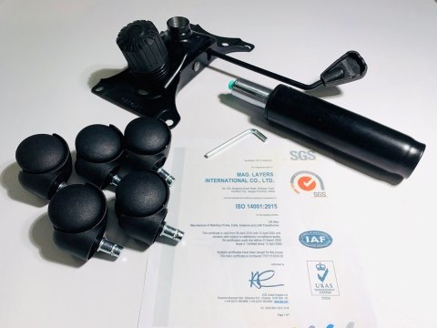 Fotel obrotowy do biurka CARRERA M ALCANTARA GREY NEW II GATUNEK