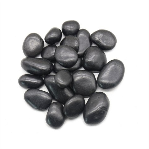 King Home Kamień OTOCZAK 3-5 cm 100 kg polerowany czarny
