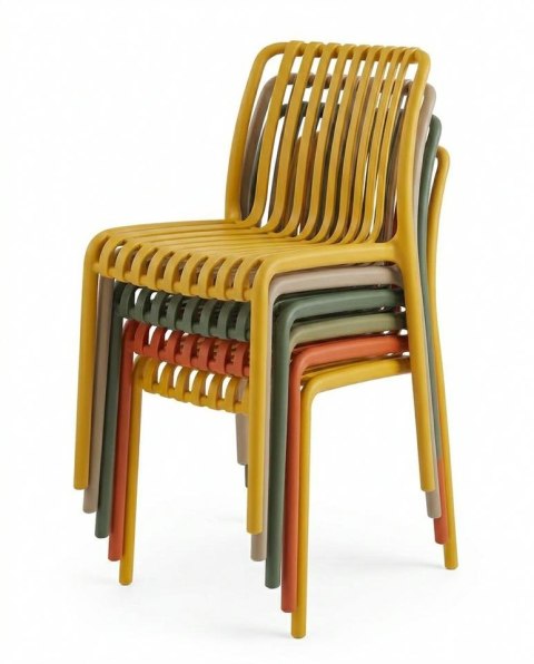 King Home Krzesło STRIPS beżowe