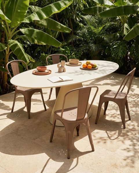 King Home Krzesło TOWER PARIS PP brązowe