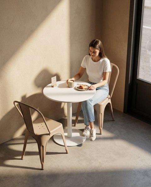 King Home Krzesło TOWER PARIS PP brązowe