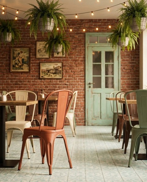 King Home Krzesło TOWER PARIS PP ciemnozielone