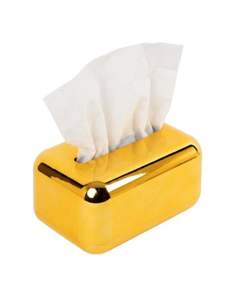 SHP Pojemnik na chusteczki SHP GOLDEN złoty