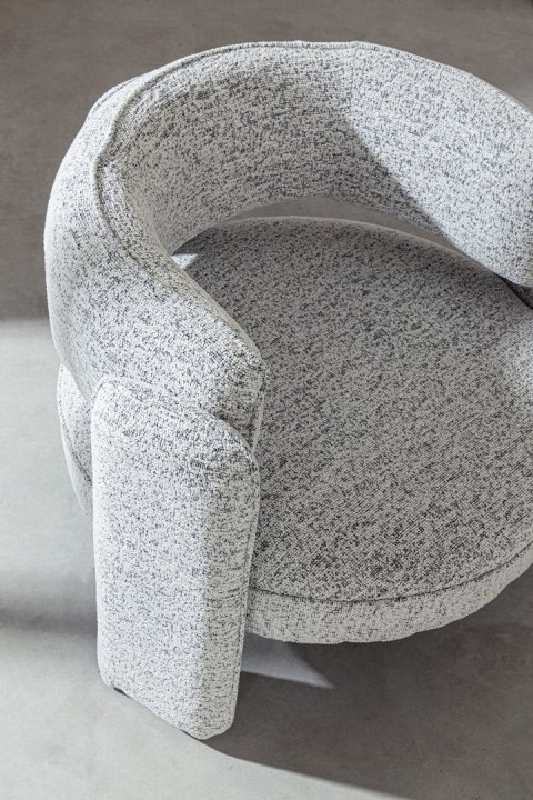 BIZZOTTO fotel AISHA jasny szary