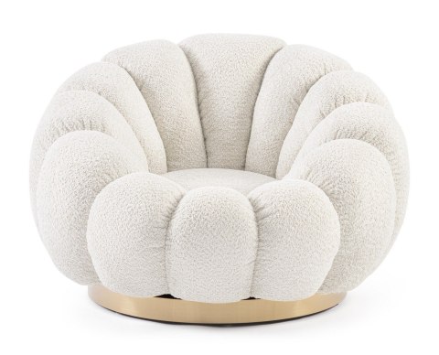 Bizzotto BIZZOTTO fotel obrotowy FLOREL naturalny