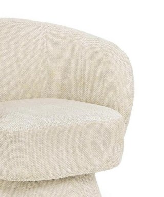 BIZZOTTO fotel obrotowy JULIENNE SHELL beżowy