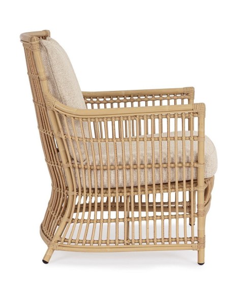 BIZZOTTO fotel ogrodowy ADELMA naturalny