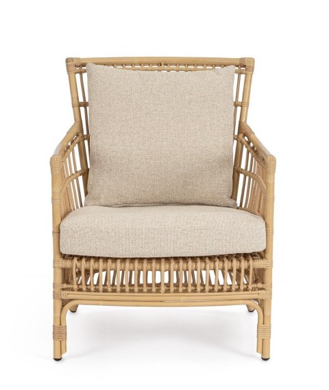 BIZZOTTO fotel ogrodowy ADELMA naturalny