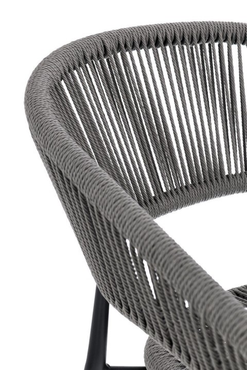BIZZOTTO krzesło ogrodowe ALGAIDA szare