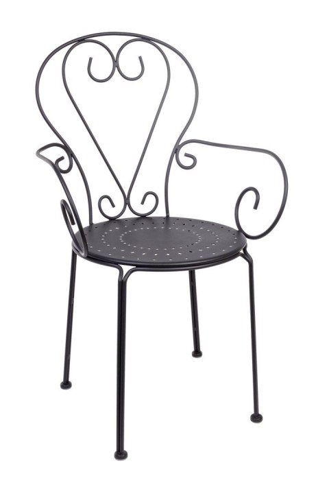 Bizzotto BIZZOTTO krzesło ogrodowe ETIENNE czarne