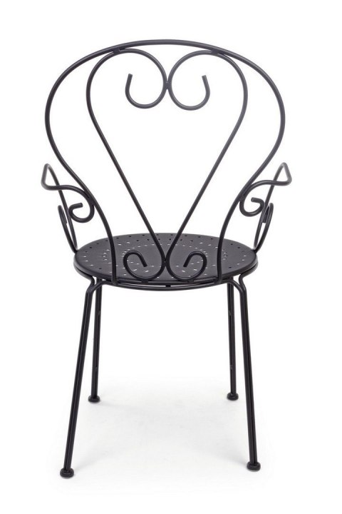 Bizzotto BIZZOTTO krzesło ogrodowe ETIENNE czarne