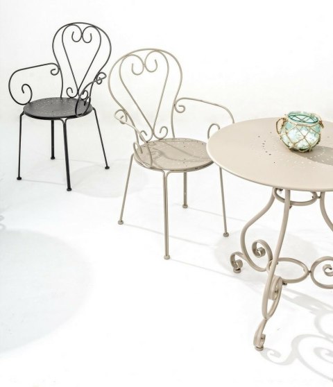 Bizzotto BIZZOTTO krzesło ogrodowe ETIENNE czarne