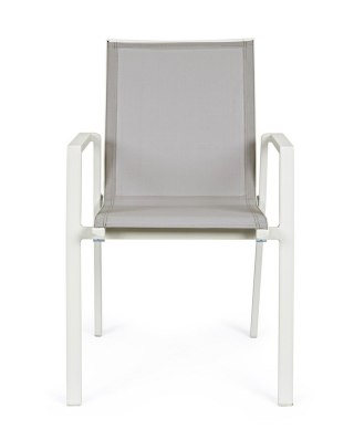 BIZZOTTO krzesło ogrodowe KRION szare