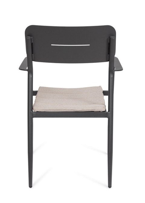BIZZOTTO krzesło ogrodowe NEBULA czarne