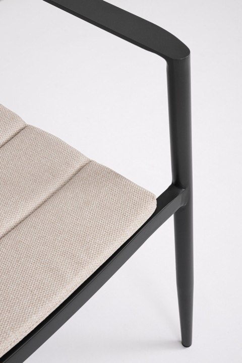 BIZZOTTO krzesło ogrodowe NEBULA czarne