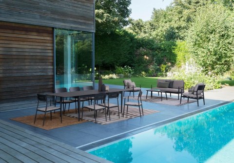 BIZZOTTO krzesło ogrodowe NEBULA czarne