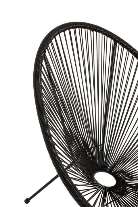 BIZZOTTO krzesło ogrodowe PARKER czarne