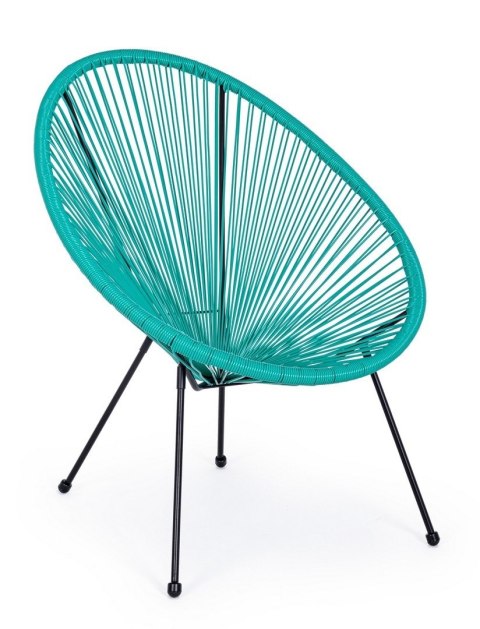 Bizzotto BIZZOTTO krzesło ogrodowe PARKER turkusowe
