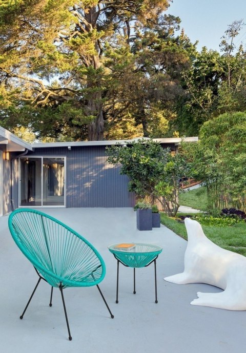 Bizzotto BIZZOTTO krzesło ogrodowe PARKER turkusowe