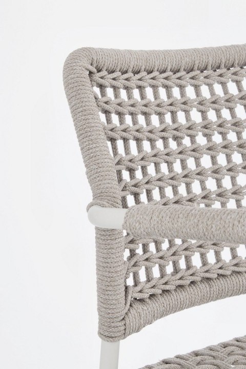 BIZZOTTO krzesło ogrodowe RAJADA białe