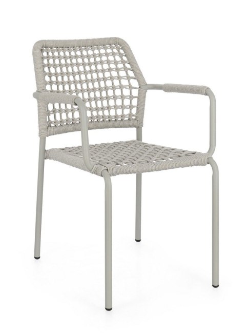 Bizzotto BIZZOTTO krzesło ogrodowe RAJADA szare