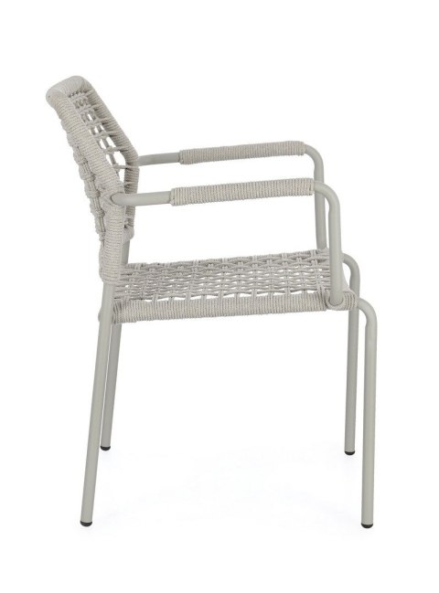 Bizzotto BIZZOTTO krzesło ogrodowe RAJADA szare