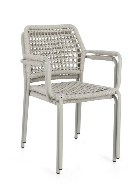 Bizzotto BIZZOTTO krzesło ogrodowe RAJADA szare
