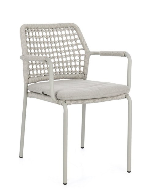 Bizzotto BIZZOTTO krzesło ogrodowe RAJADA szare