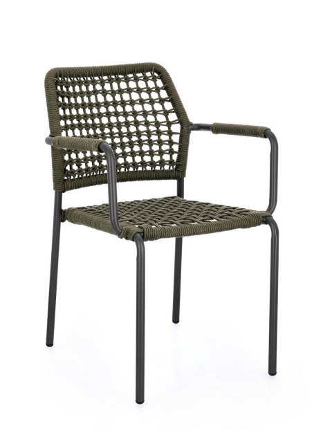Bizzotto BIZZOTTO krzesło ogrodowe RAJADA zielone
